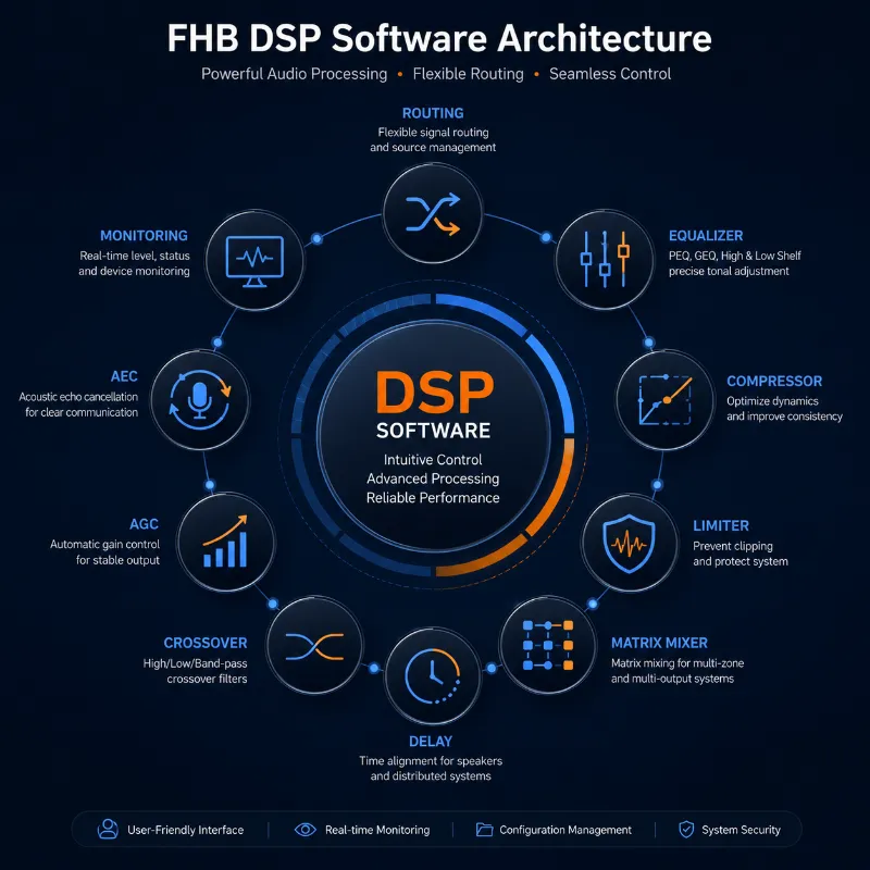 Как использовать программное обеспечение FHB DSP для обработки звука