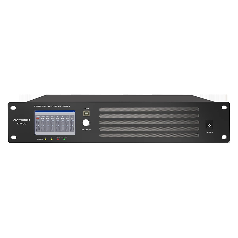 4CH 600W DANTE DSP усилитель