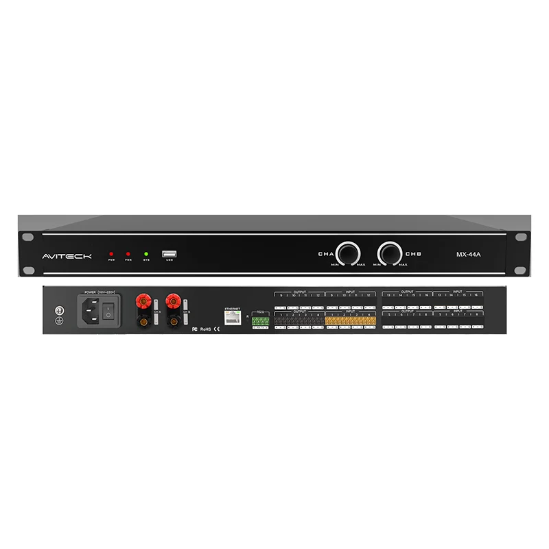 4-канальный DSP с усилителем 2x150 Вт