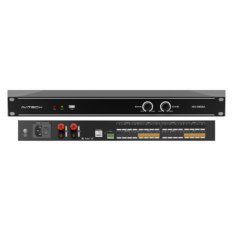 8-канальный DSP с усилителем 2x150 Вт